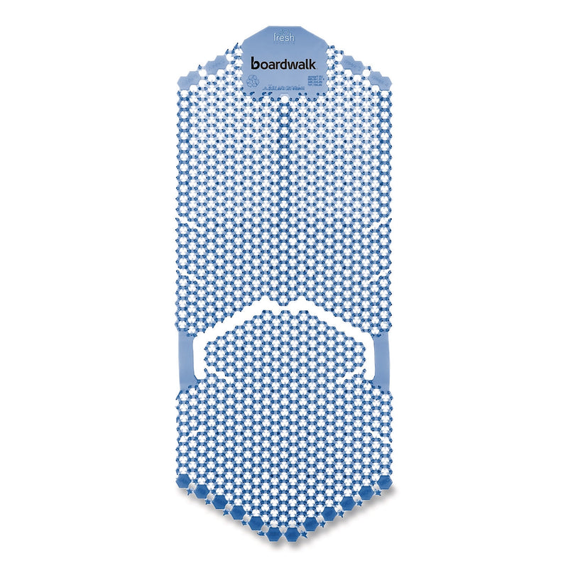 Boardwalk Vertical Anti-Splash Urinal Screen, Cotton Blossom Scent, Blue, 6/Carton (TSU-P-006I006I-06-AAS80)