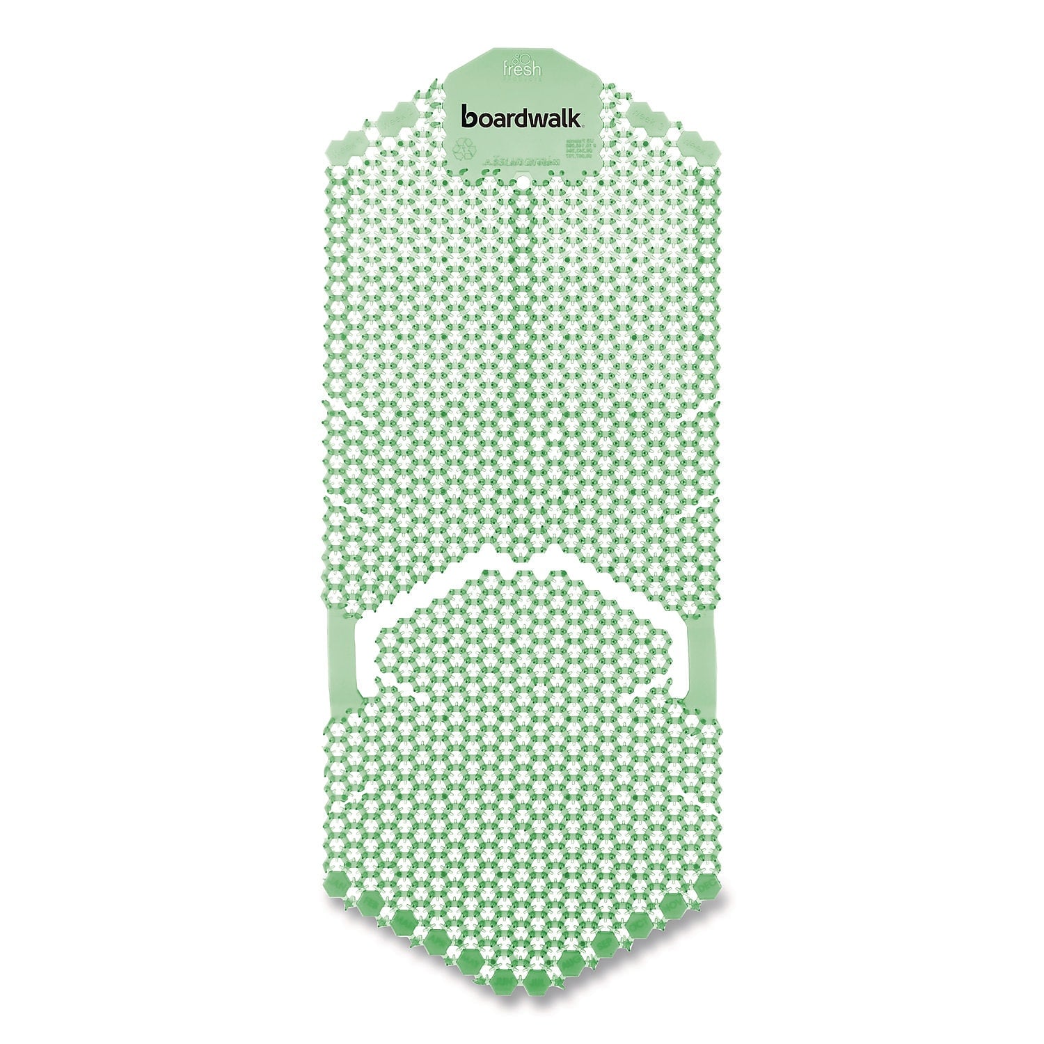 Boardwalk Vertical Anti-Splash Urinal Screen, Cucumber Melon Scent, Green, 6/Carton (TSU-P-006I006I-02-AAS80)