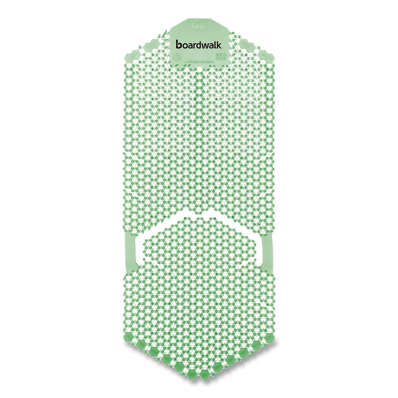 Boardwalk Vertical Anti-Splash Urinal Screen, Cucumber Melon Scent, Green, 6/Carton (TSU-P-006I006I-02-AAS80)