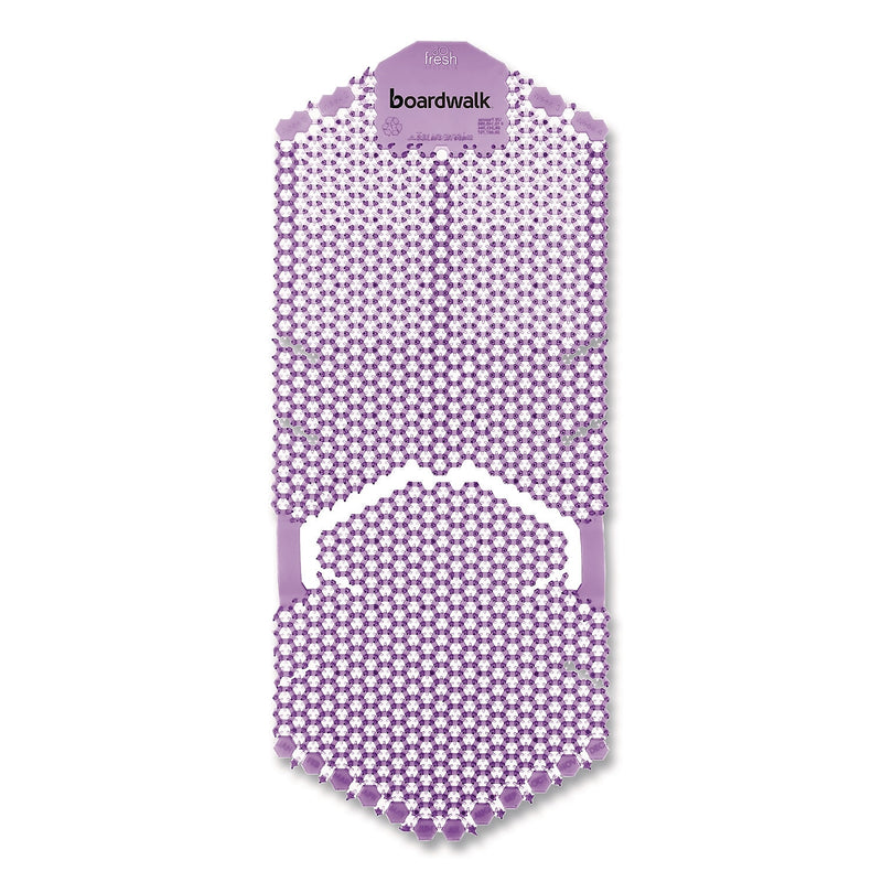 Boardwalk Vertical Anti-Splash Urinal Screen, Lavender Scent, Purple, 6/Carton (TSU-P-006I006I-11-AAS80)