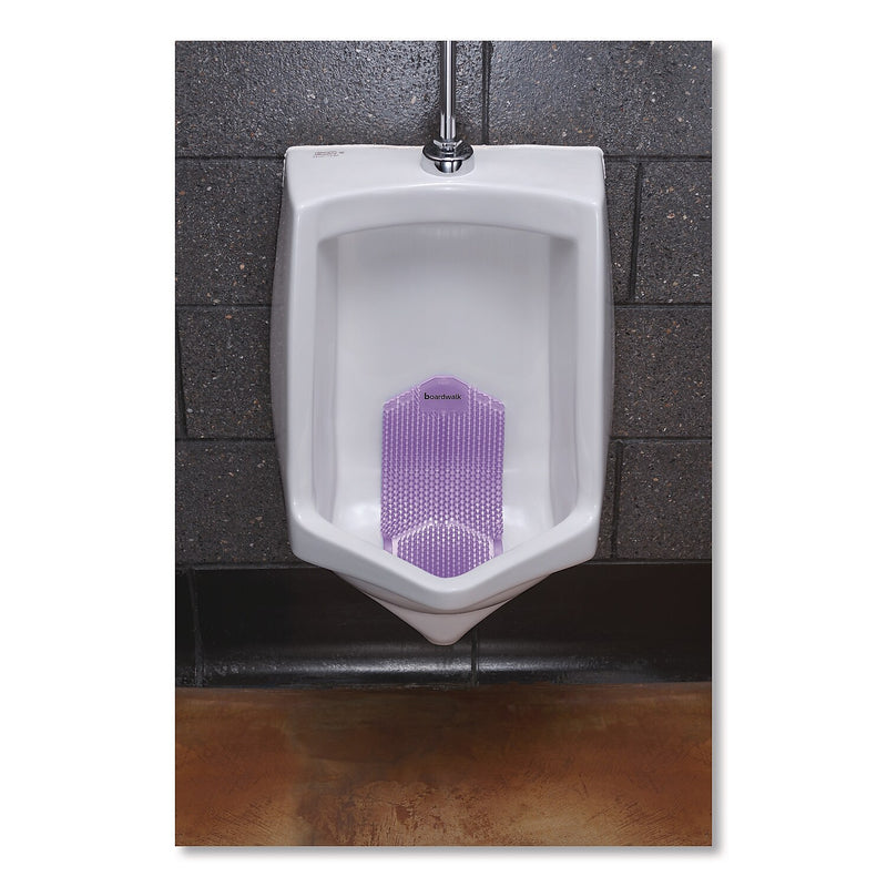 Boardwalk Vertical Anti-Splash Urinal Screen, Lavender Scent, Purple, 6/Carton (TSU-P-006I006I-11-AAS80)