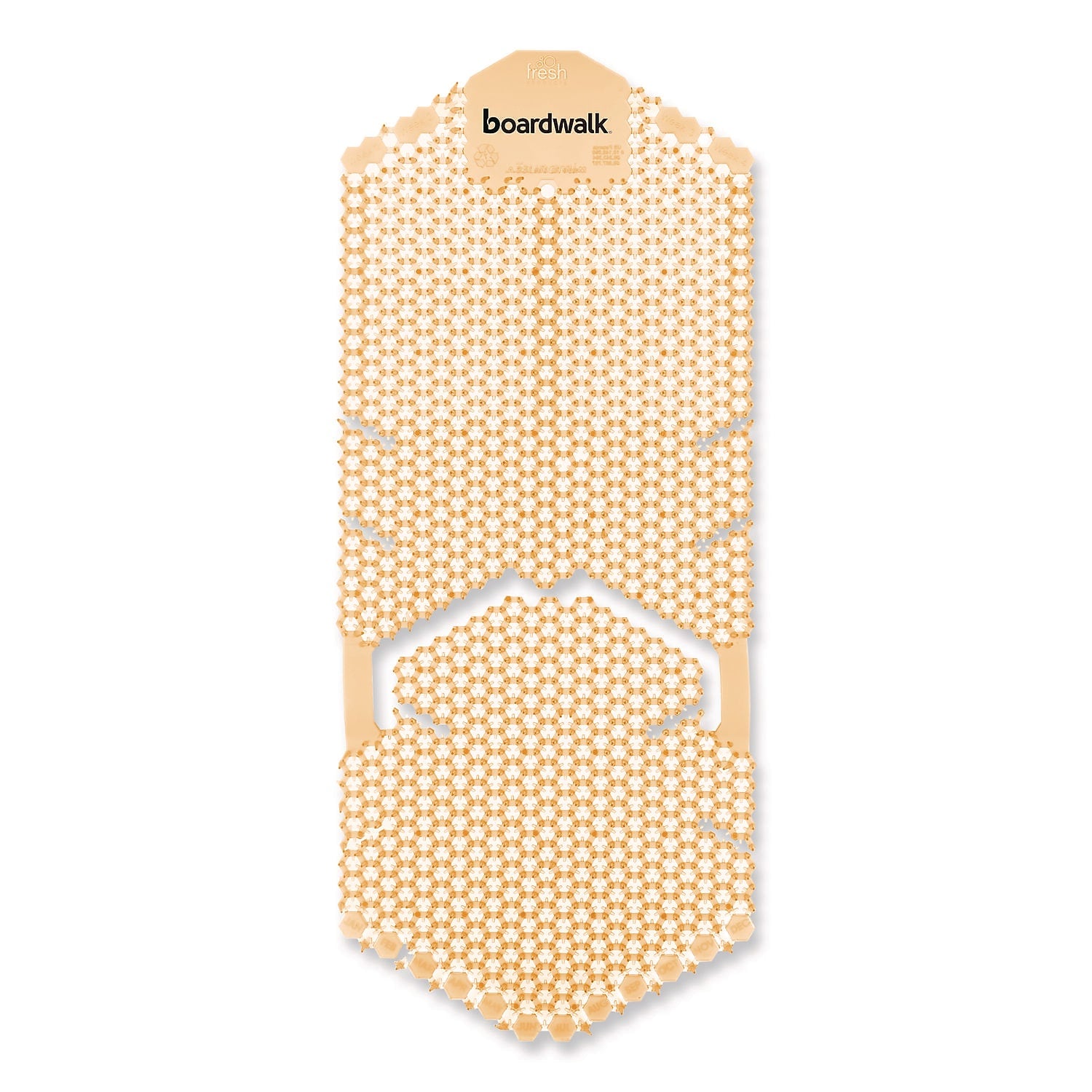 Boardwalk Vertical Anti-Splash Urinal Screen, Summer Sunshine Scent, Yellow, 6/Carton (TSU-P-006I006I-25-AAS80)