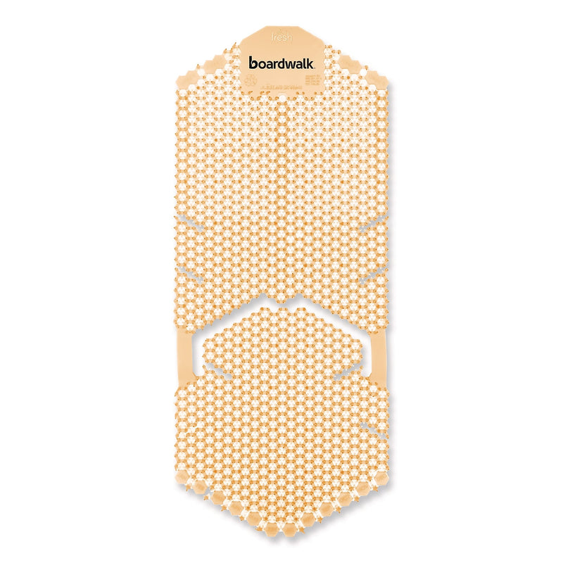 Boardwalk Vertical Anti-Splash Urinal Screen, Summer Sunshine Scent, Yellow, 6/Carton (TSU-P-006I006I-25-AAS80)