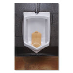 Boardwalk Vertical Anti-Splash Urinal Screen, Summer Sunshine Scent, Yellow, 6/Carton (TSU-P-006I006I-25-AAS80)