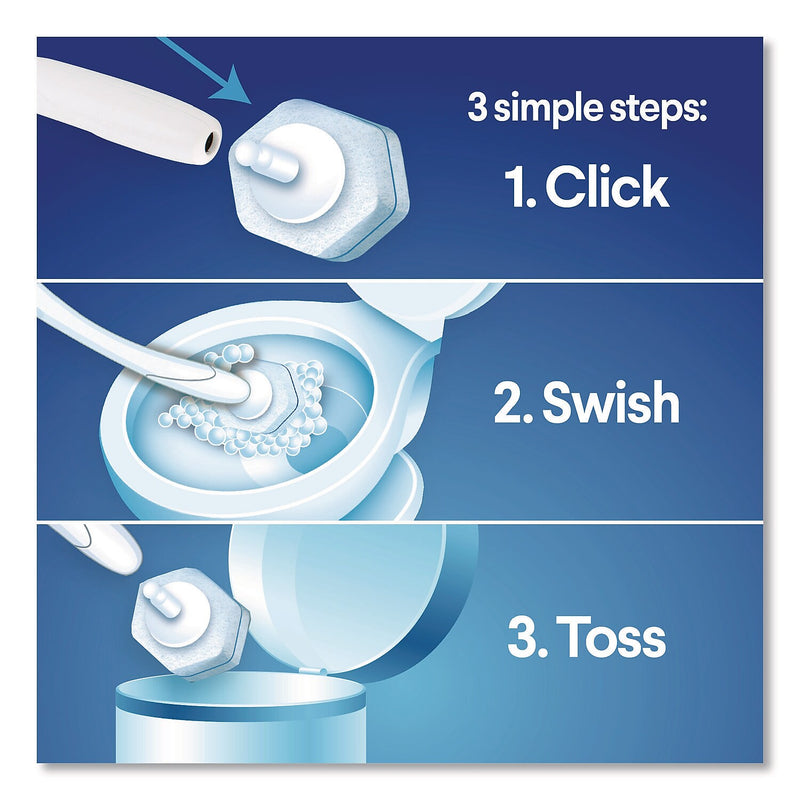 Clorox ToiletWand Disinfecting Toilet Bowl Cleaner Refill, 20/Pack, 4 Pack/Carton (31049)