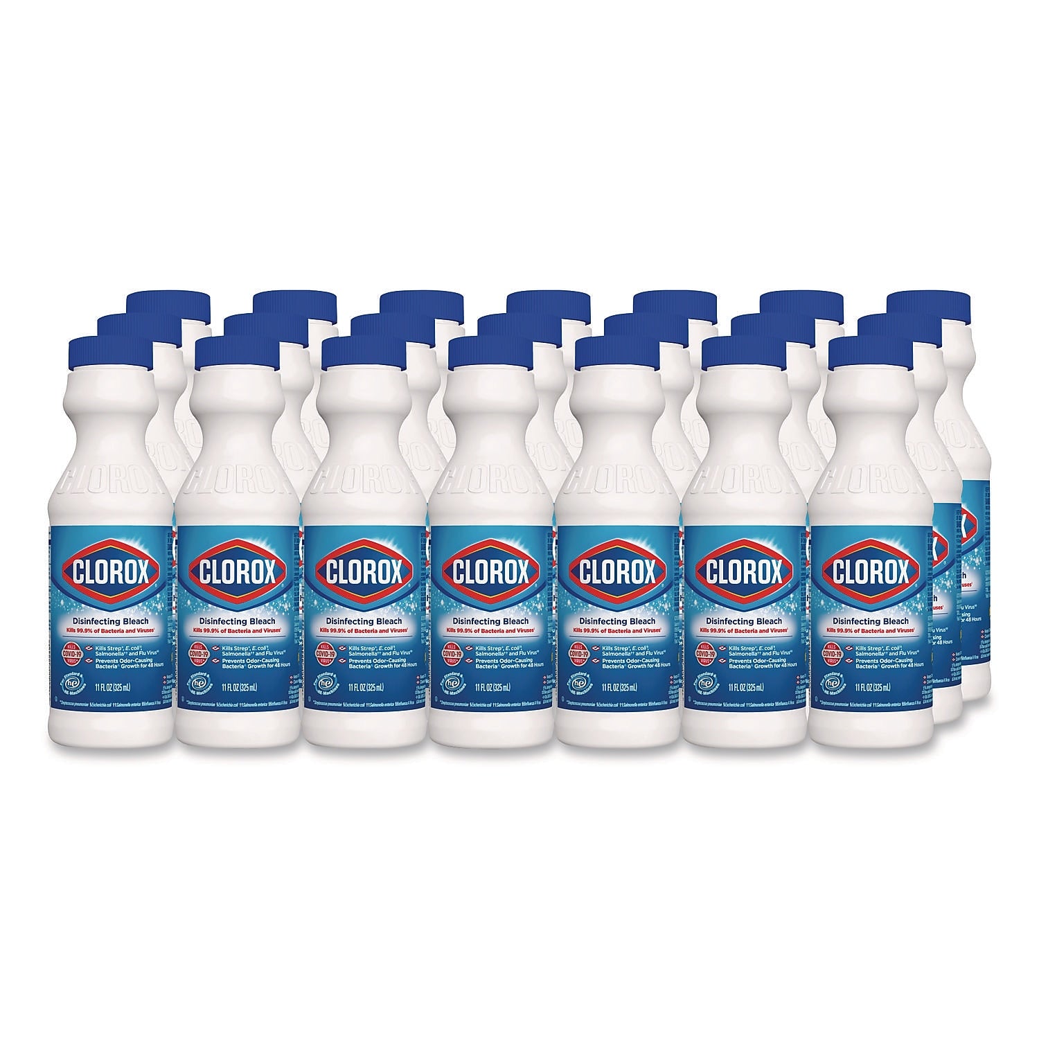 Clorox Disinfecting Concentrated Regular Bleach, 11 oz., 28/Carton (32436)