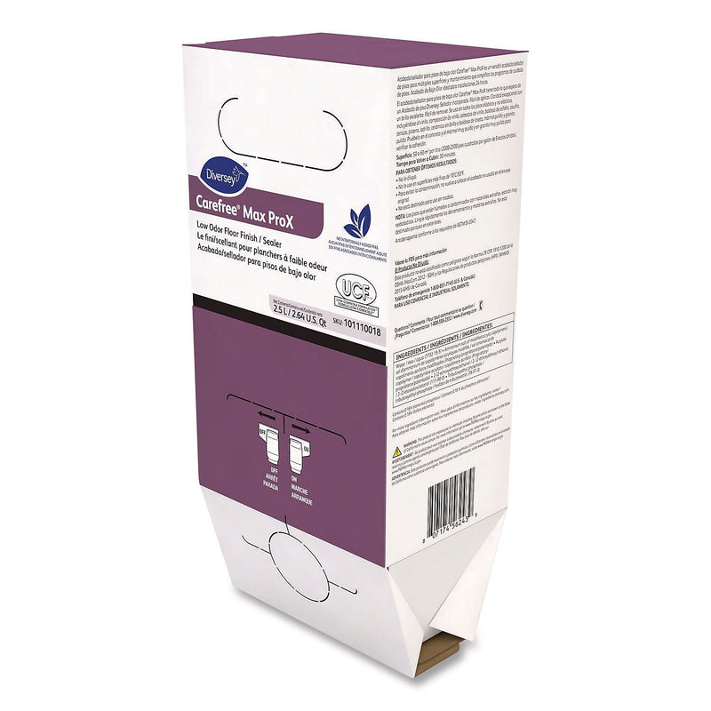 Diversey Carefree Max ProX Floor Finish, 2.64 qt., 6/Carton (101110018)
