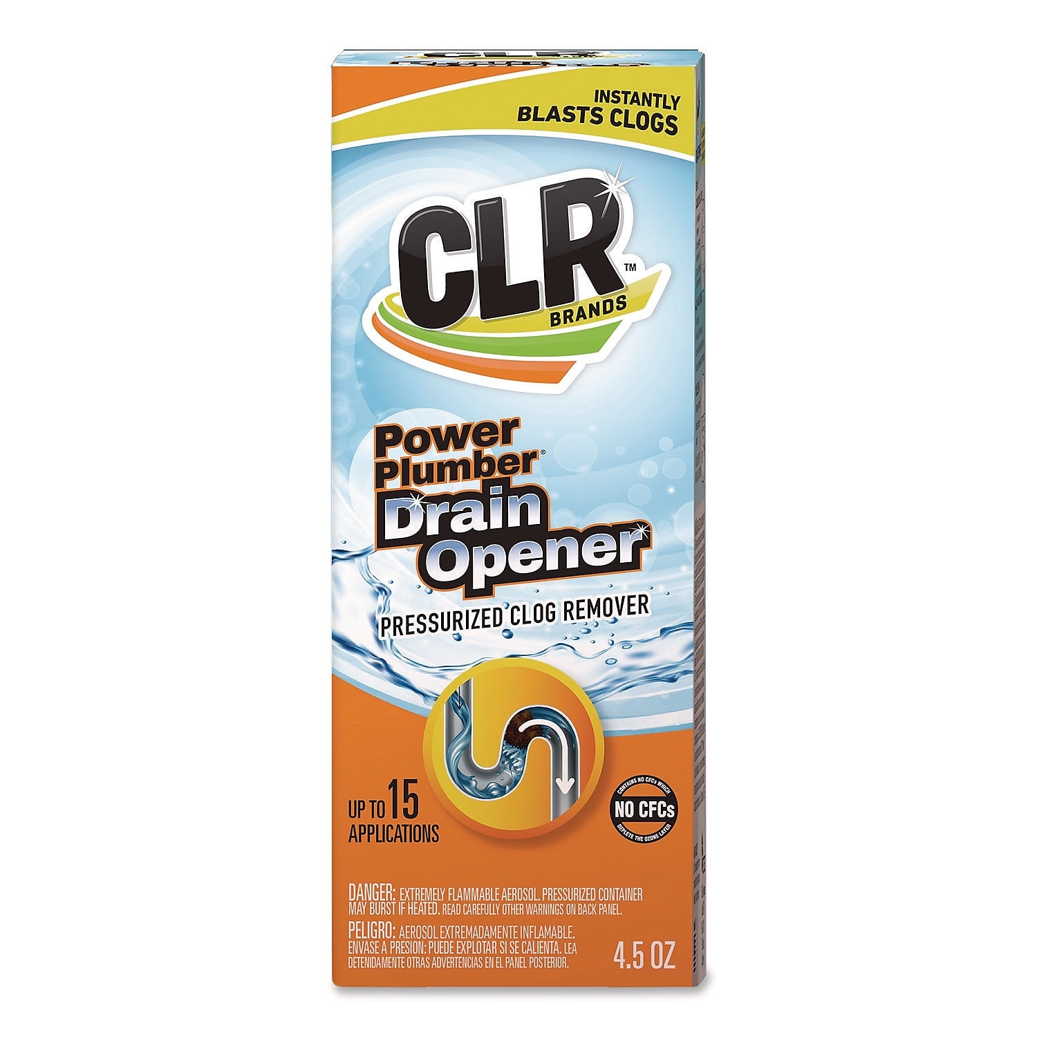 CLR Clog-Free Drain Cleaner, 4.5 oz., 6/Carton (PP6)