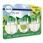 Febreze PLUG Air Freshener Refill, Gain Scent, 2.63 oz., 3/Pack, 6 Packs/Carton (80781111)