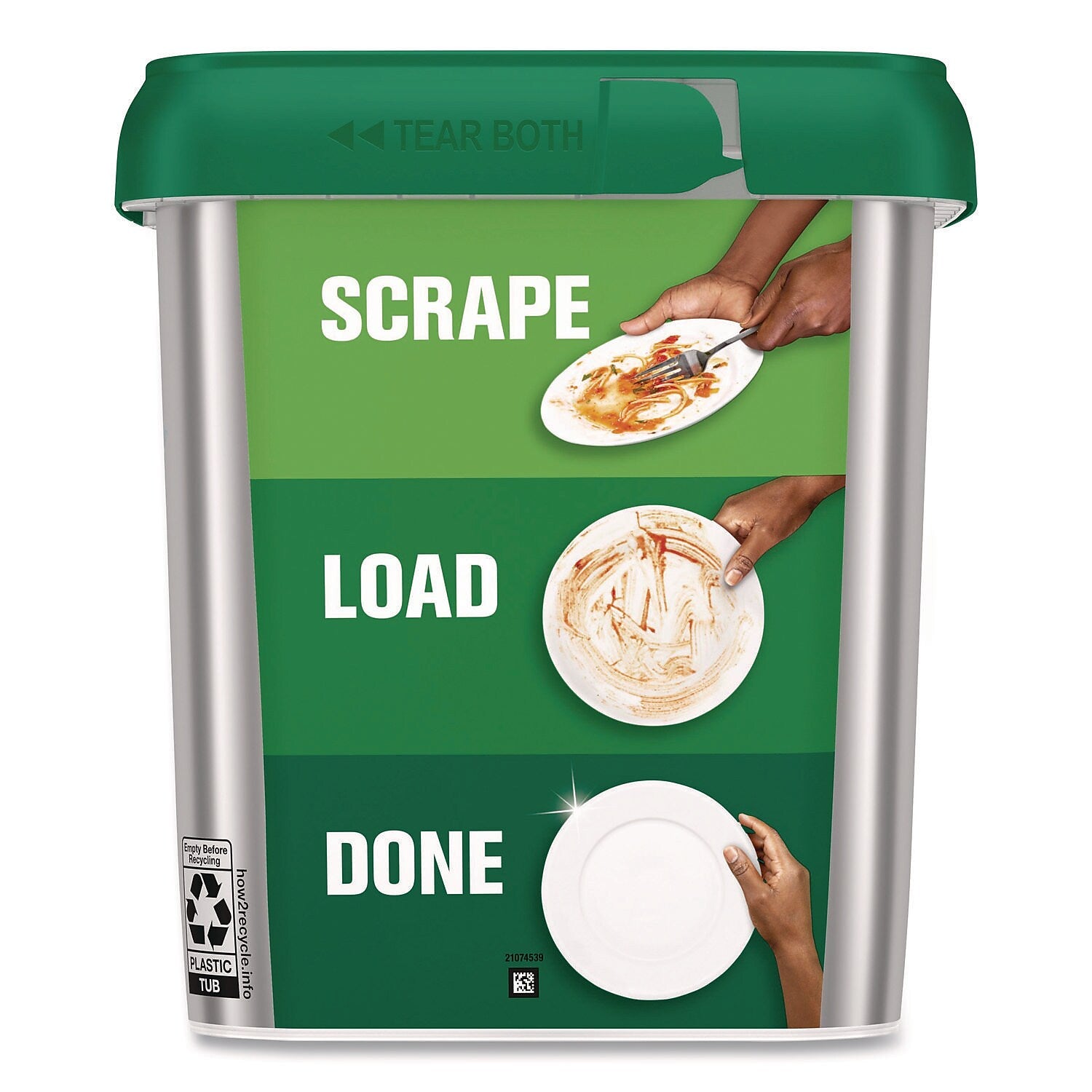 Cascade ActionPacs Dishwashing Detergent Pacs, Fresh Scent, 59 Pacs/Tub, 3 Tubs/Carton (80797181)