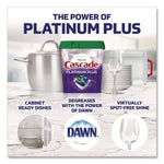 Cascade Platinum Plus ActionPacs Dishwashing Detergent Pacs, Fresh Scent, 47 Pacs/Tub, 3 Tubs/Carton (80798635)