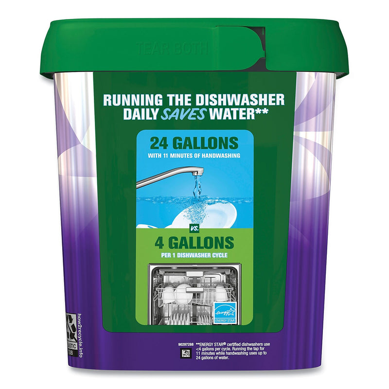 Cascade Platinum Plus ActionPacs Dishwashing Detergent Pacs, Fresh Scent, 47 Pacs/Tub, 3 Tubs/Carton (80798635)