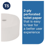 Tork OptiServe Coreless Toilet Paper, 2-Ply, White, 1500 Sheets/Roll, 18 Rolls/Case (472887)