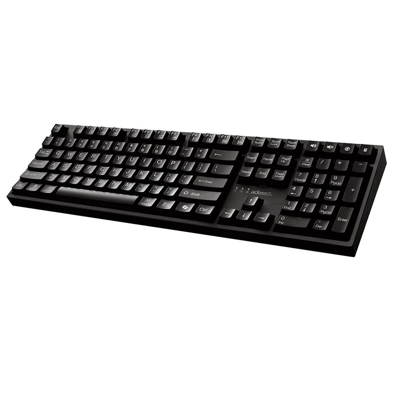 Adesso EasyTouch Wired Mechanical Keyboard, Black (ADEAKB670UB)