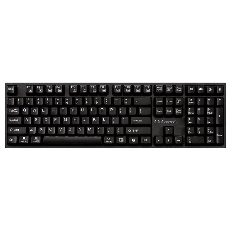 Adesso EasyTouch Wired Mechanical Keyboard, Black (ADEAKB670UB)
