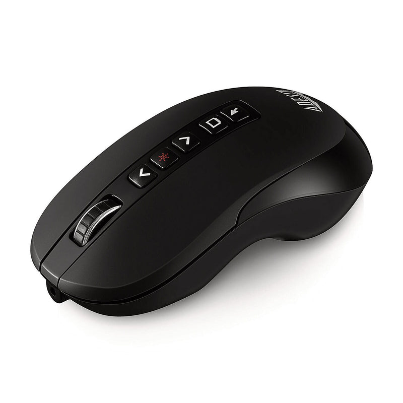 Adesso iMouse P40 Wireless Ambidextrous Laser USB Mouse, Black (ADEIMOUSEP40)