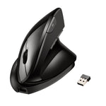 Adesso iMouse V30 Wireless Ergonomic Vertical Optical USB Mouse, Black (ADEIMOUSEV30)