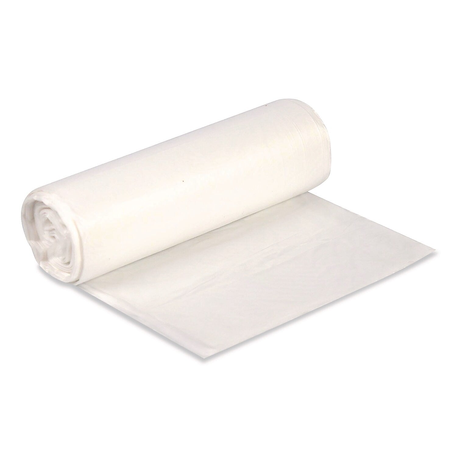 Boardwalk 8-10 Gallon Trash Bag, 24" x 24", High Density, 8 mic, Natural, 1000 Total Bags (Z4824LNKR01)