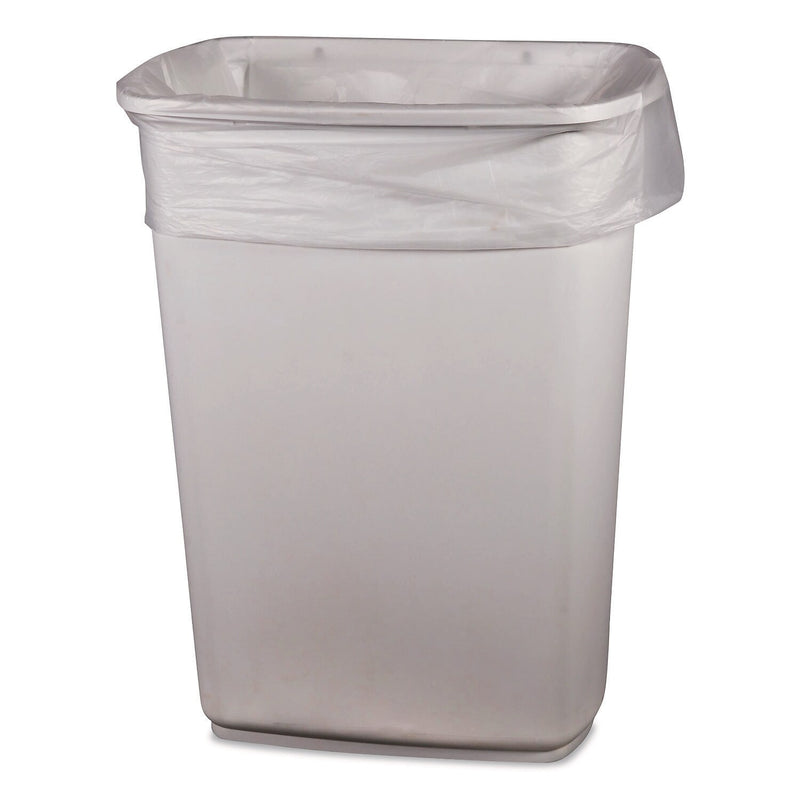 Boardwalk 8-10 Gallon Trash Bag, 24" x 24", High Density, 8 mic, Natural, 1000 Total Bags (Z4824LNKR01)