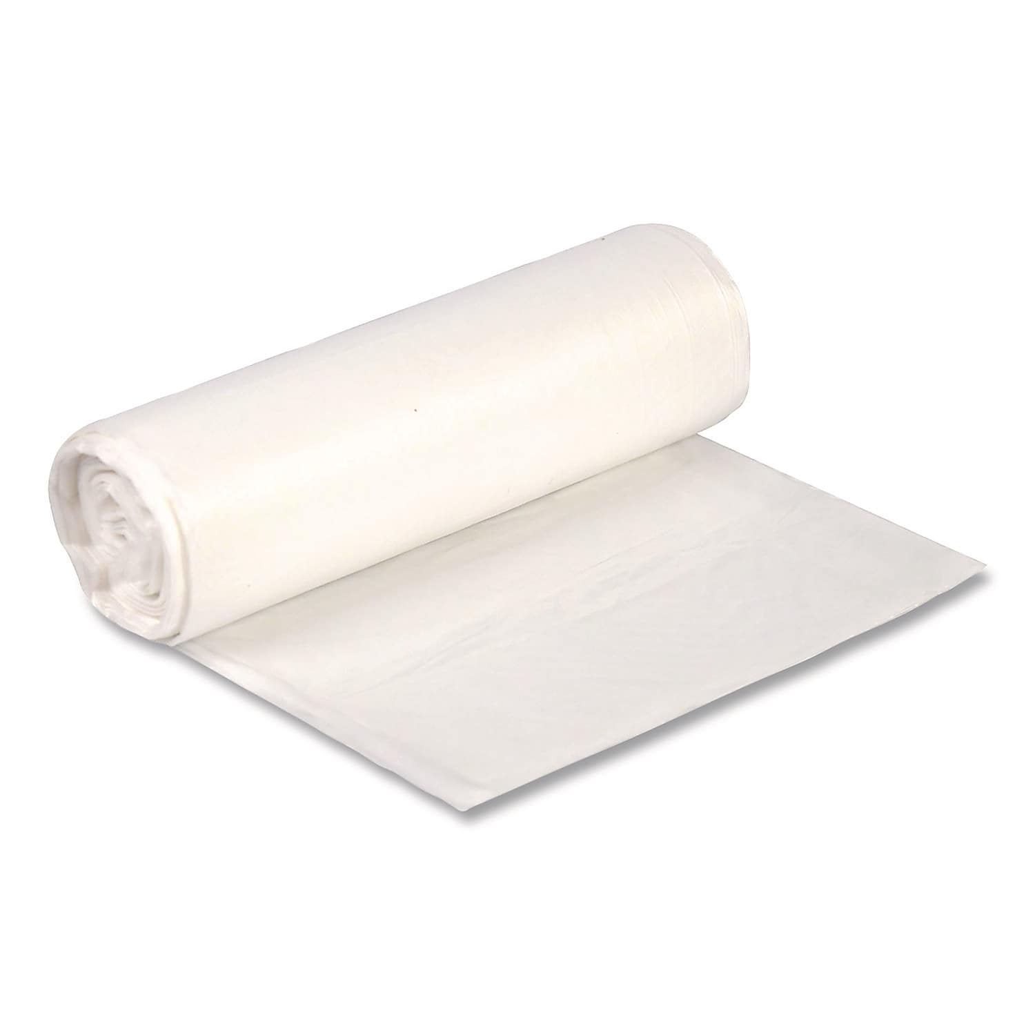 Boardwalk 12-16 Gallon Trash Bag, 24" x 33", High Density, 8 mic, Natural, 1000 Total Bags (Z4833LNKR01)