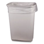 Boardwalk 33-33 Gallon Trash Bag, 33" x 39", Low Density, 0.65 mil, Clear, 250 Total Bags (H6639HCKR01)