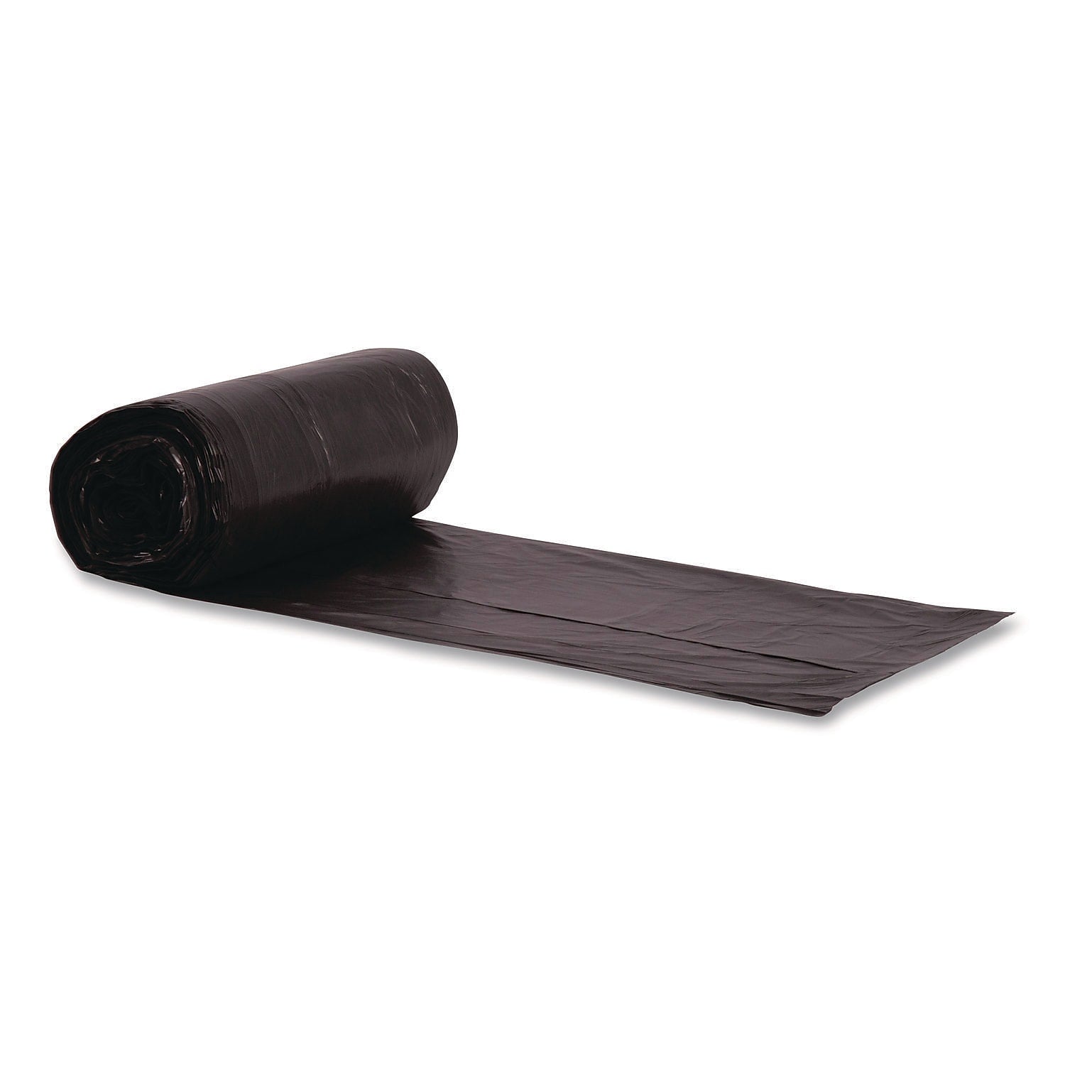 Boardwalk 60-60 Gallon Trash Bag, 38" x 60", High Density, 22 mic, Black, 150 Total Bags (Z7660WKKR01)