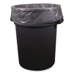 Boardwalk 60-60 Gallon Trash Bag, 38" x 58", Low Density, 0.9 mil, Clear, 100 Total Bags (H7658TCKR02)