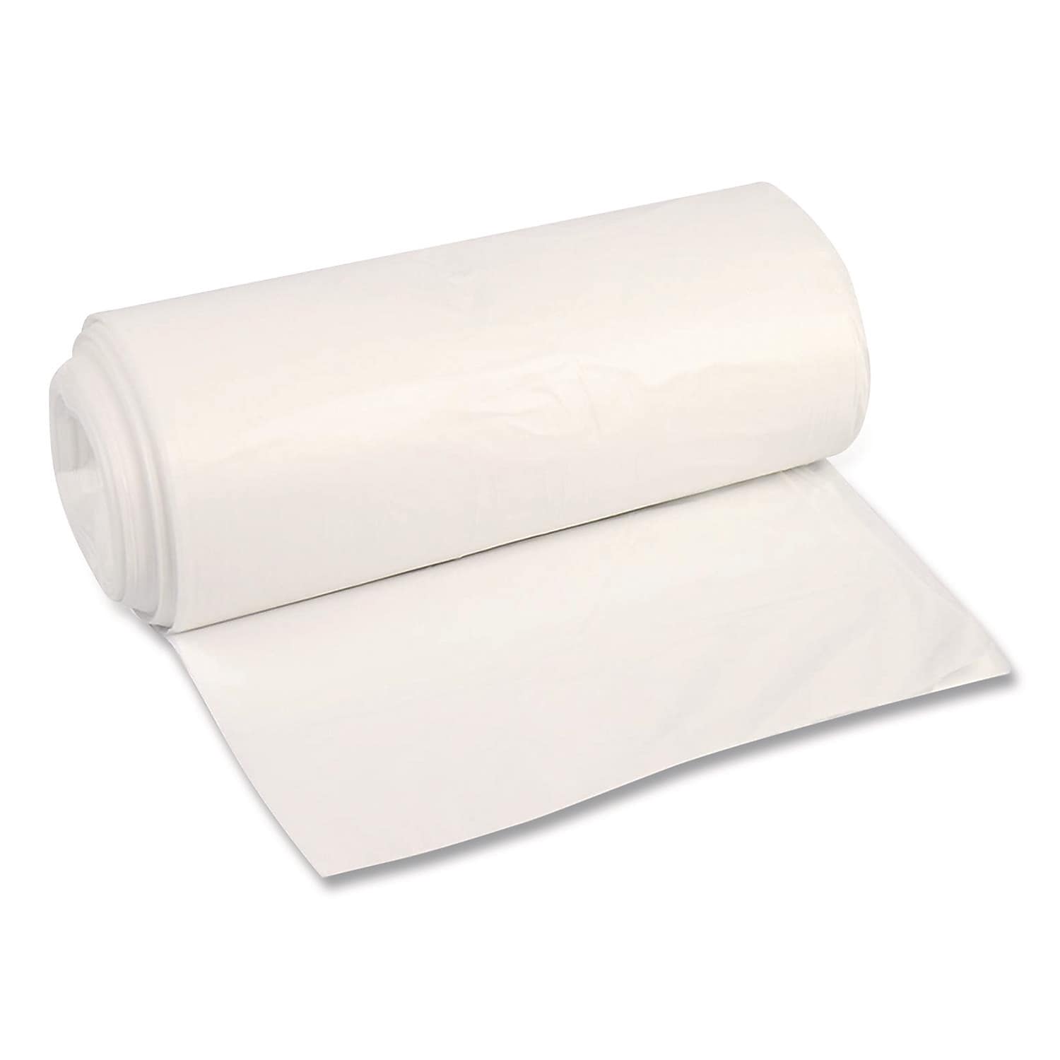 Boardwalk 40-45 Gallon Trash Bag, 40" x 48", High Density, 12 mic, Natural, 250 Total Bags (Z8048MNKR01)