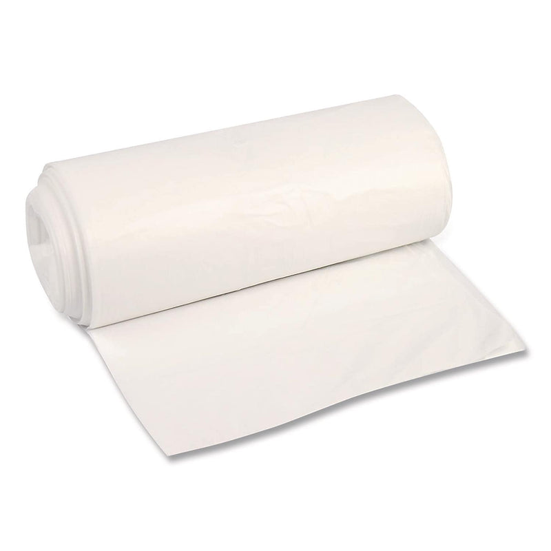 Boardwalk 40-45 Gallon Trash Bag, 40" x 48", High Density, 12 mic, Natural, 250 Total Bags (Z8048MNKR01)