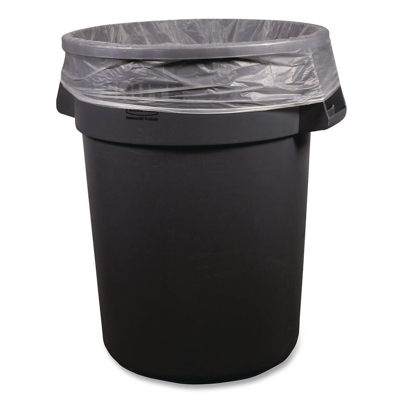 Boardwalk 40-45 Gallon Trash Bag, 40" x 48", High Density, 12 mic, Natural, 250 Total Bags (Z8048MNKR01)
