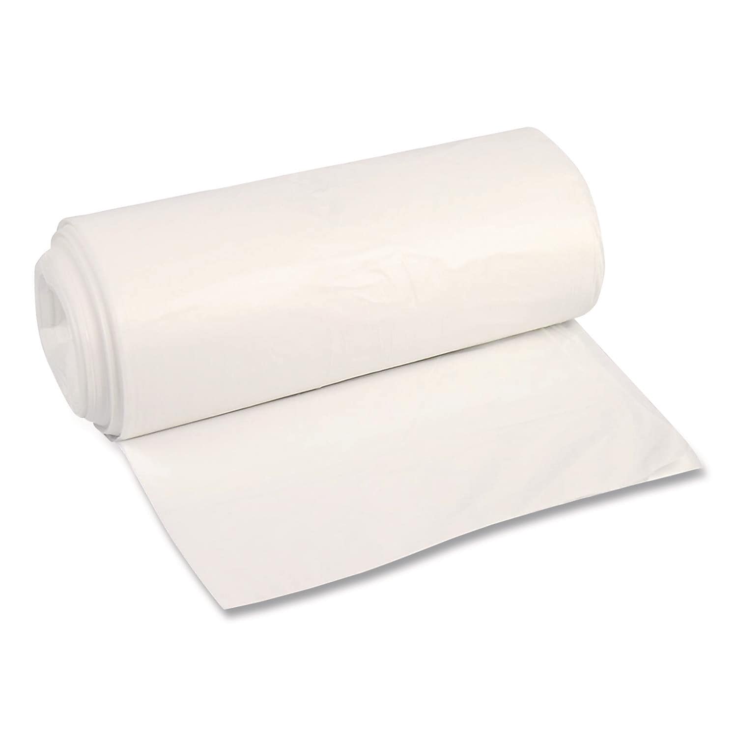 Boardwalk 40-45 Gallon Trash Bag, 40" x 48", High Density, 22 mic, Natural, 150 Total Bags (Z8048WNKR01)