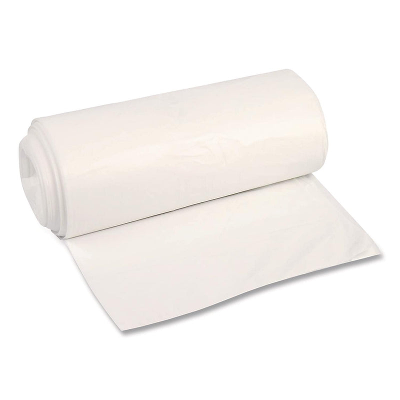 Boardwalk 40-45 Gallon Trash Bag, 40" x 48", High Density, 22 mic, Natural, 150 Total Bags (Z8048WNKR01)
