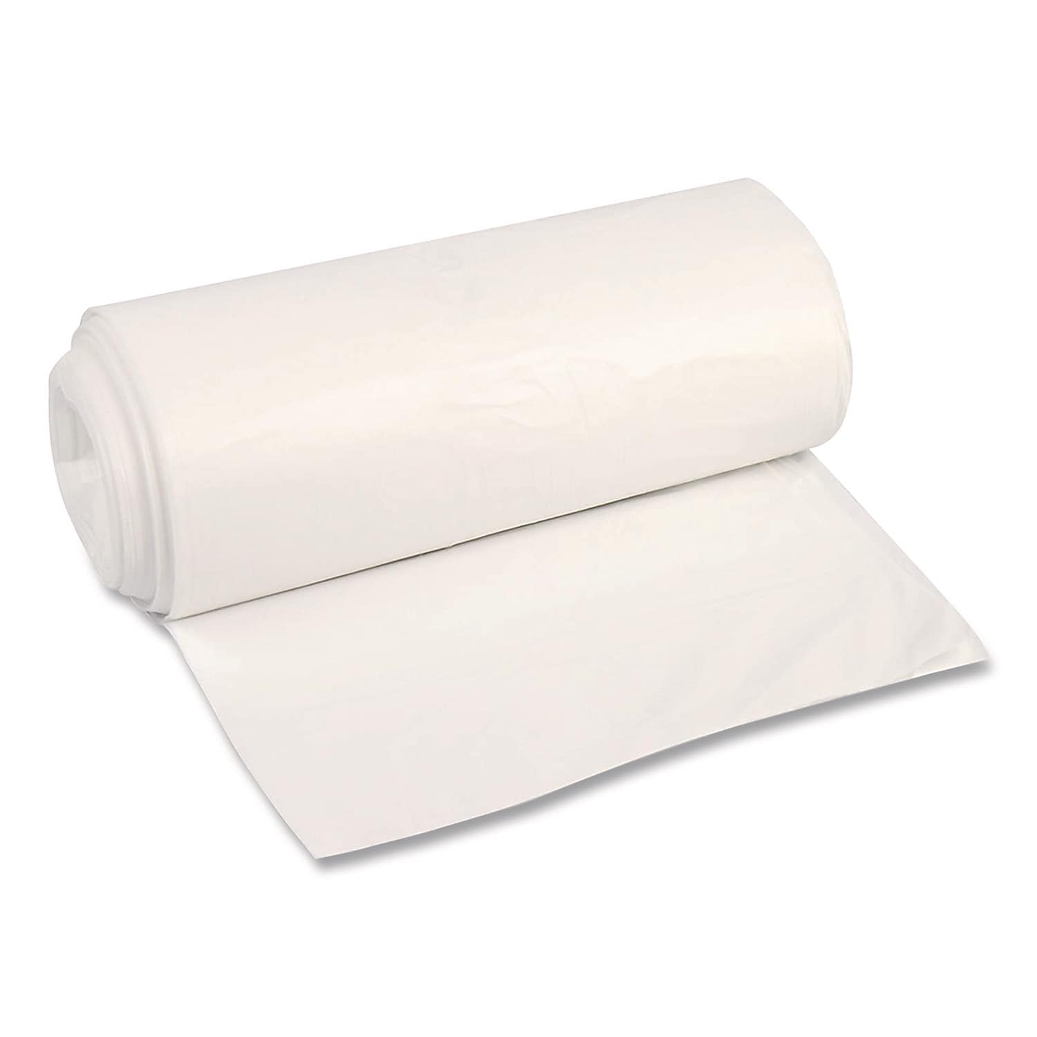 Boardwalk 56-56 Gallon Trash Bag, 43" x 48", High Density, 16 mic, Natural, 200 Total Bags (Z8648VNKR01)