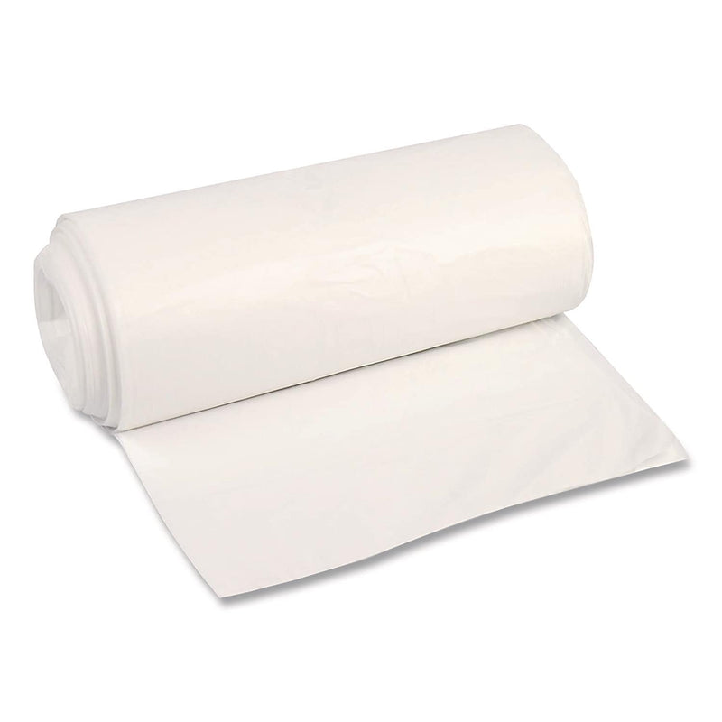 Boardwalk 56-56 Gallon Trash Bag, 43" x 48", High Density, 16 mic, Natural, 200 Total Bags (Z8648VNKR01)