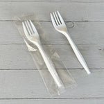 Boardwalk Individually Wrapped Polypropylene Forks, Medium-Weight, White, 1,000 Pieces/Carton (BWKFORKMWPPIW)