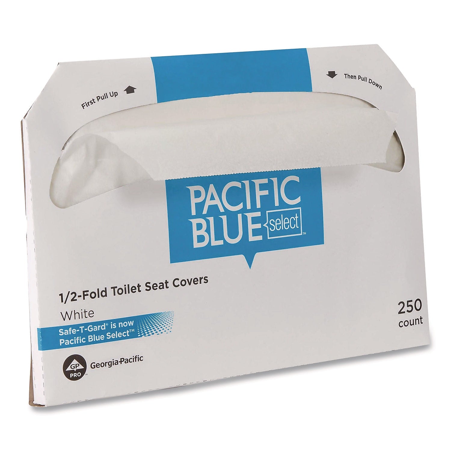 Georgia Pacific Safe-T-Gard Toilet Seat Covers, Half-Fold, 1000 Covers/Carton (47052)
