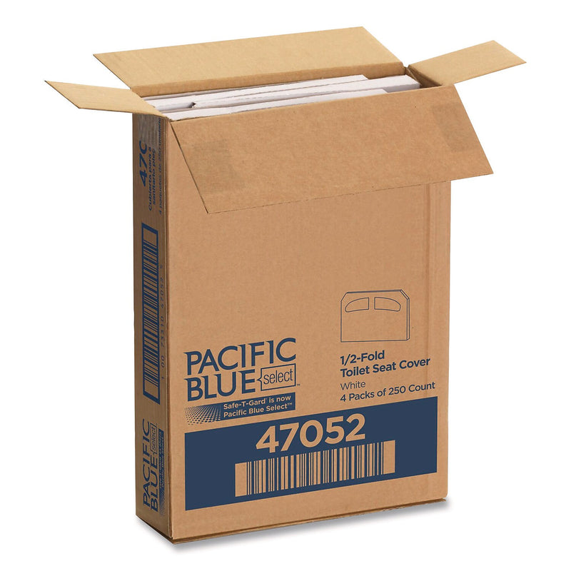 Georgia Pacific Safe-T-Gard Toilet Seat Covers, Half-Fold, 1000 Covers/Carton (47052)