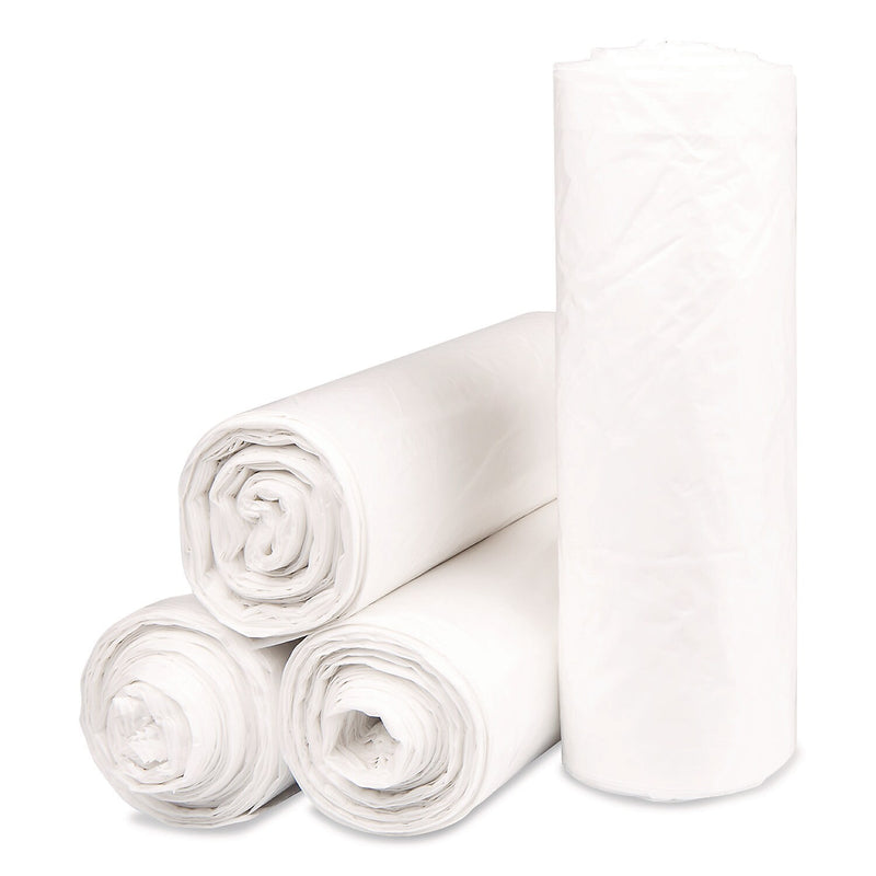 Inteplast Group 33 Gallon Trash Bag, 33" x 39", Low Density, 0.8 mil, Natural, 150 Total Bags (SL3339XHN)
