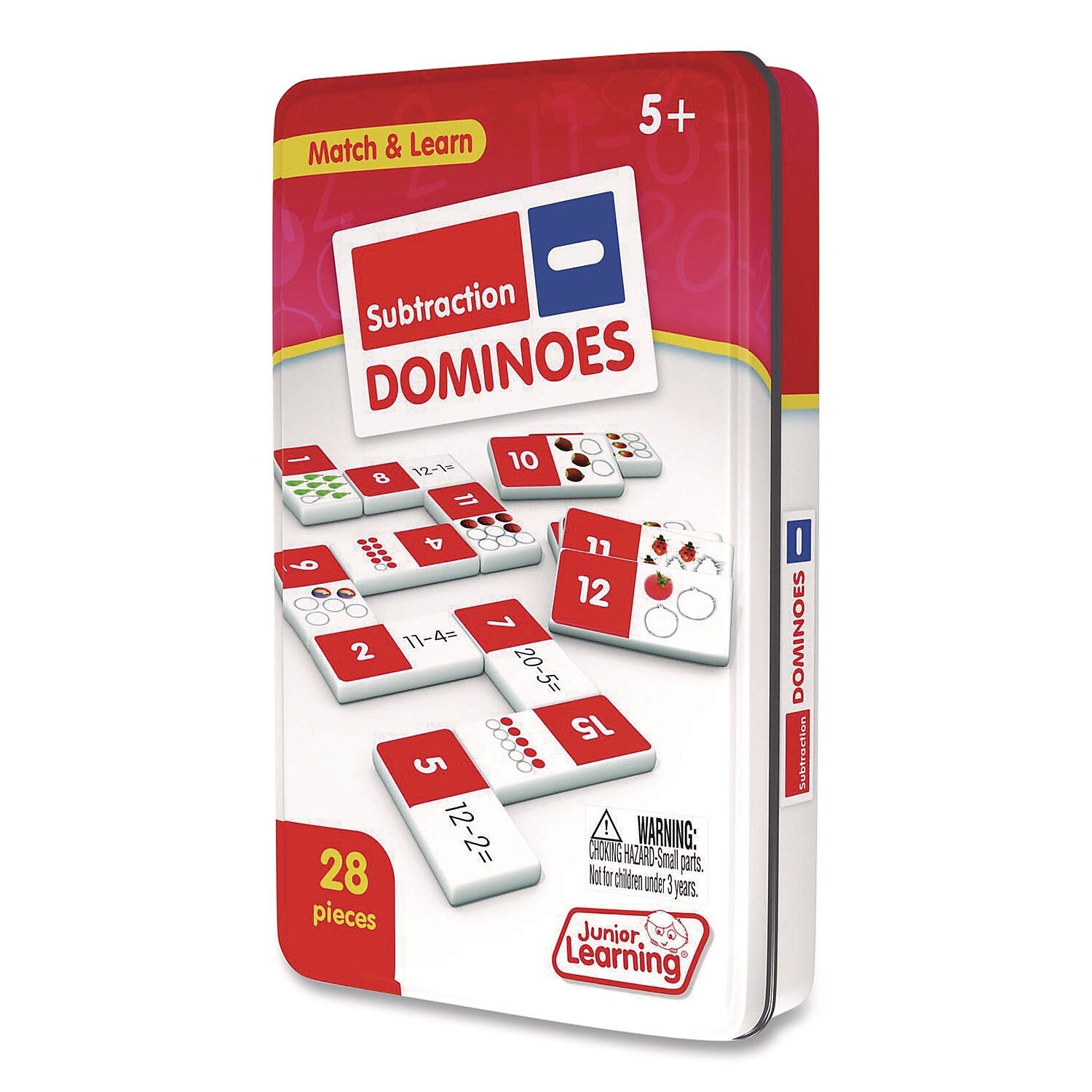 Junior Learning Subtraction Dominoes, 28 Pieces/Pack (JL482)