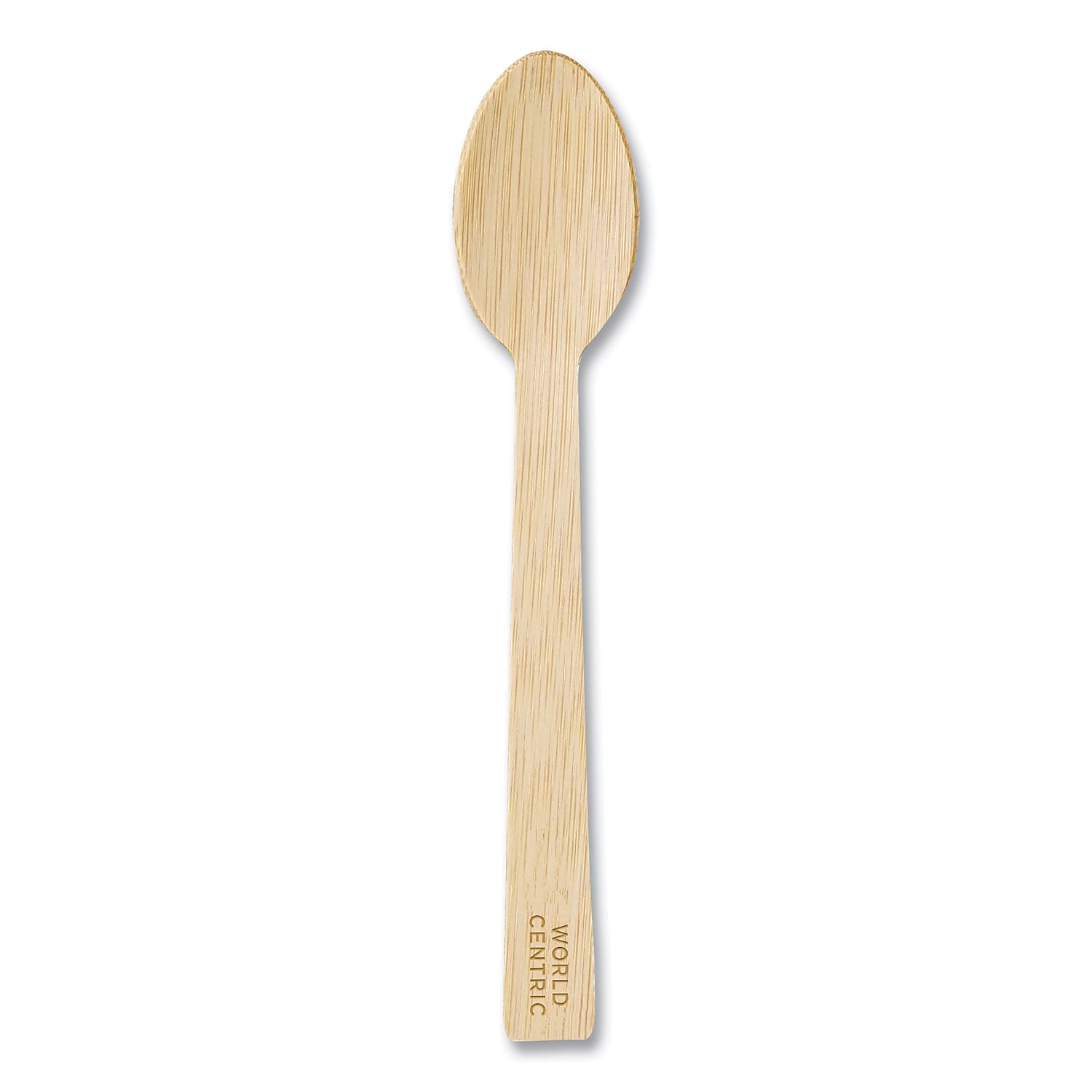 World Centric Bamboo Tea Spoons, Medium-Weight, Natural, 2000 Pieces/Carton (SP-BB-67)