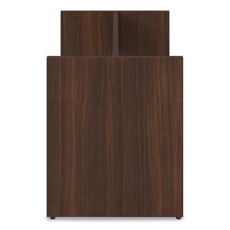 Alera Seville 28"H Slab Base, Composite Wood, Mahogany (SV9648MYBS)