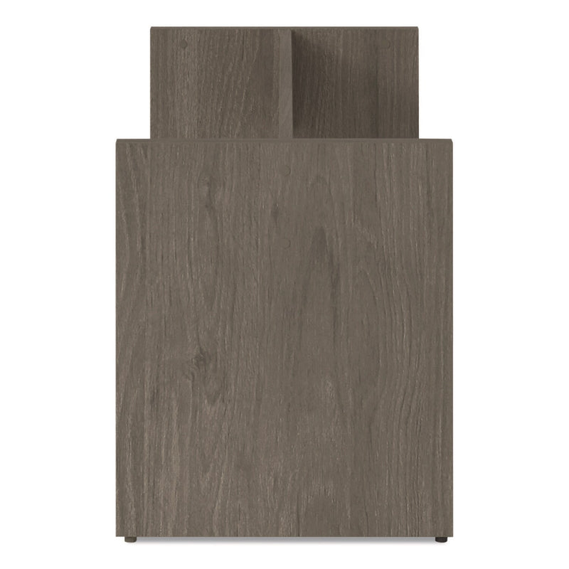 Alera Seville 28"H Slab Base, Composite Wood, Walnut (SV9648WABS)