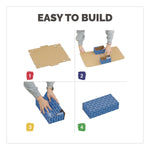 Bankers Box At Play Cardboard Building Block, Assorted Colors, 20/Pack (1230802)