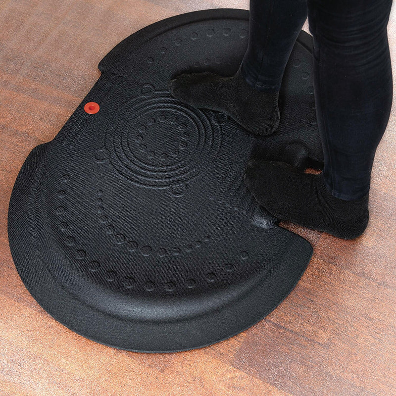 Floortex AFS-TEX 5000 Ergonomic Anti-Fatigue Standing Desk Mat, 36" x 26", Midnight Black (FCA5XBK2535)