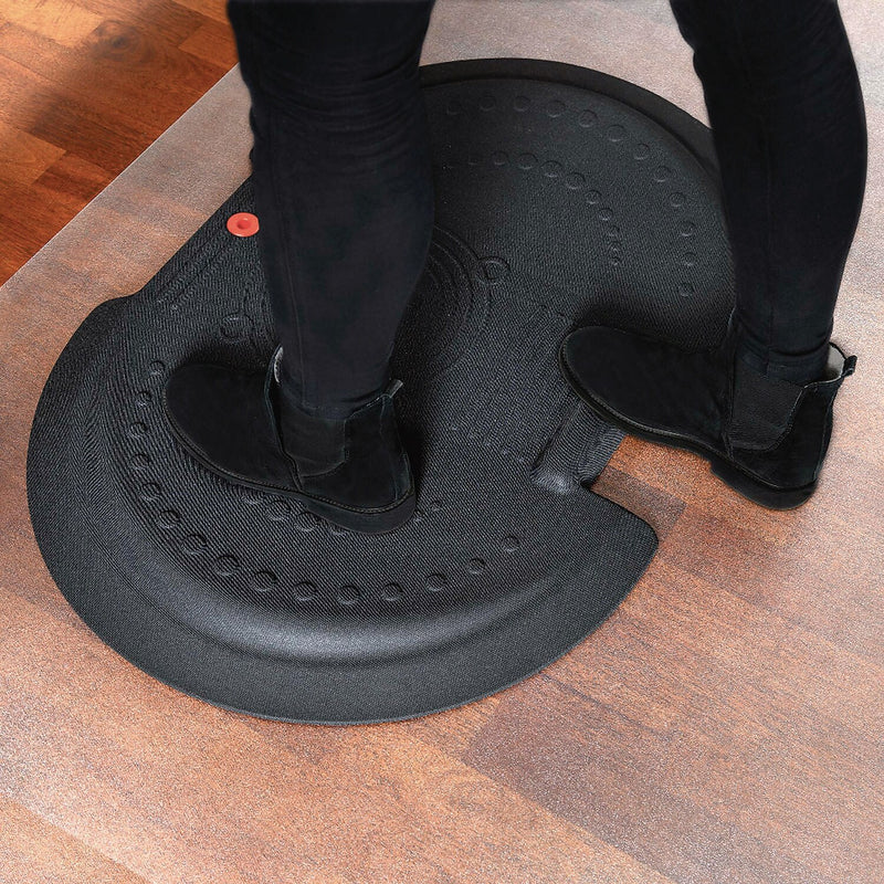Floortex AFS-TEX 5000 Ergonomic Anti-Fatigue Standing Desk Mat, 36" x 26", Midnight Black (FCA5XBK2535)