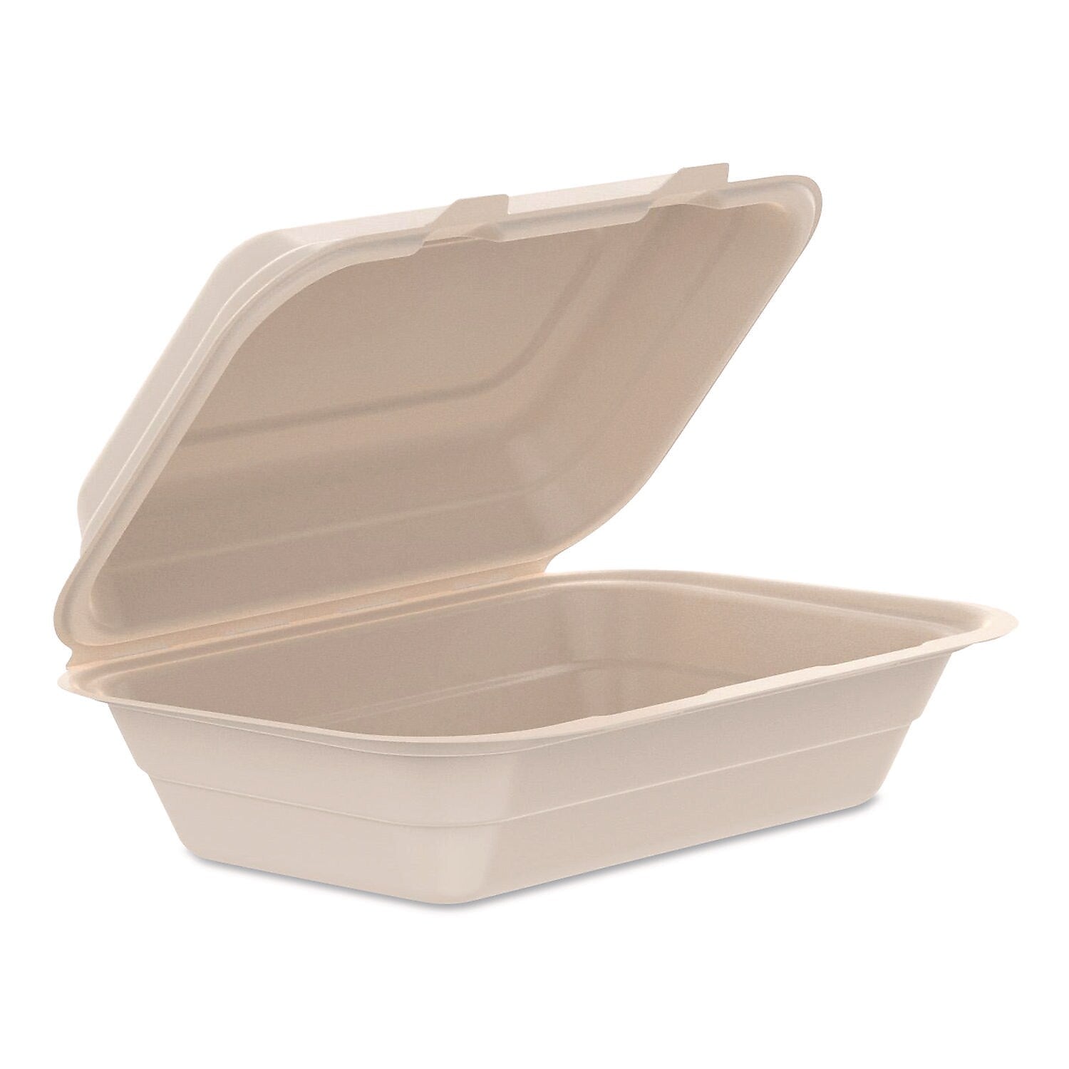 Dart ProPlanet Fiber Hinged Carryout Containers, 200/Carton (206FBRHT1)