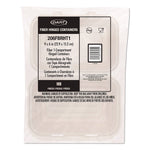 Dart ProPlanet Fiber Hinged Carryout Containers, 200/Carton (206FBRHT1)