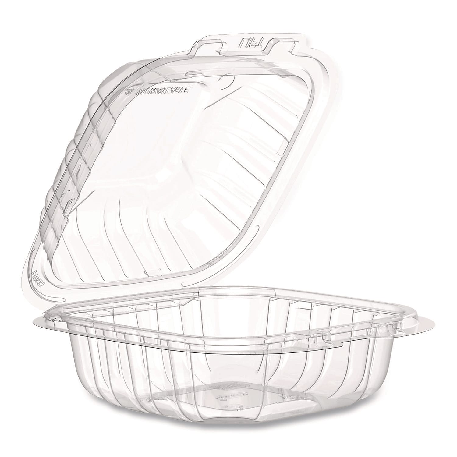 Dart ProPlanet Plastic Hinged Carryout Container, Clear, 300/Carton (60PPHT1)