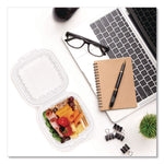 Dart ProPlanet Plastic Hinged Carryout Container, Clear, 300/Carton (60PPHT1)