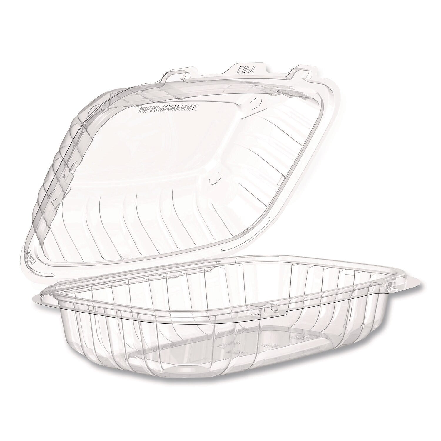 Dart ProPlanet Plastic Hinged Carryout Container, Clear, 300/Carton (69PPHT1)